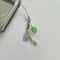 Lucky Clover Beaded Phone Chain Charm Colorful Keyring Wrist Strap Accessory 3
