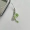 Lucky Clover Beaded Phone Chain Charm Colorful Keyring Wrist Strap Accessory 3