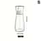 Clear Glass Mouthwash Dispenser Bottle With Lid For Bathroom Countertop Refillable Use 6