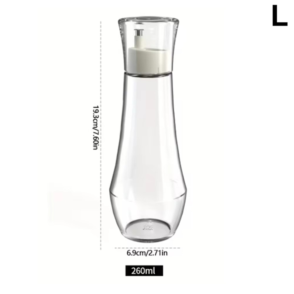 Clear Glass Mouthwash Dispenser Bottle With Lid For Bathroom Countertop Refillable Use 7