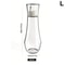 Clear Glass Mouthwash Dispenser Bottle With Lid For Bathroom Countertop Refillable Use 7