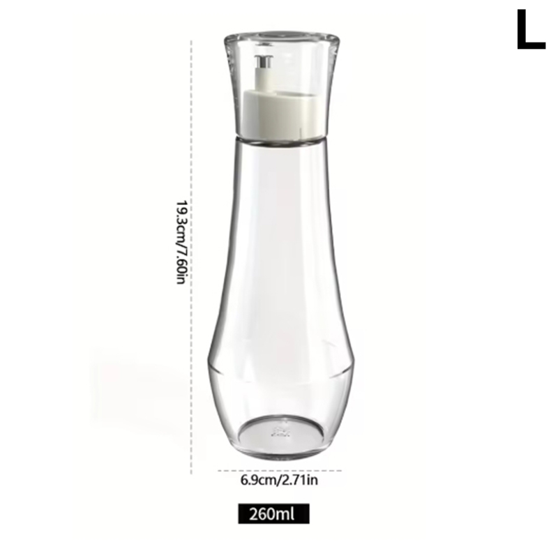 Clear Glass Mouthwash Dispenser Bottle With Lid For Bathroom Countertop Refillable Use 7