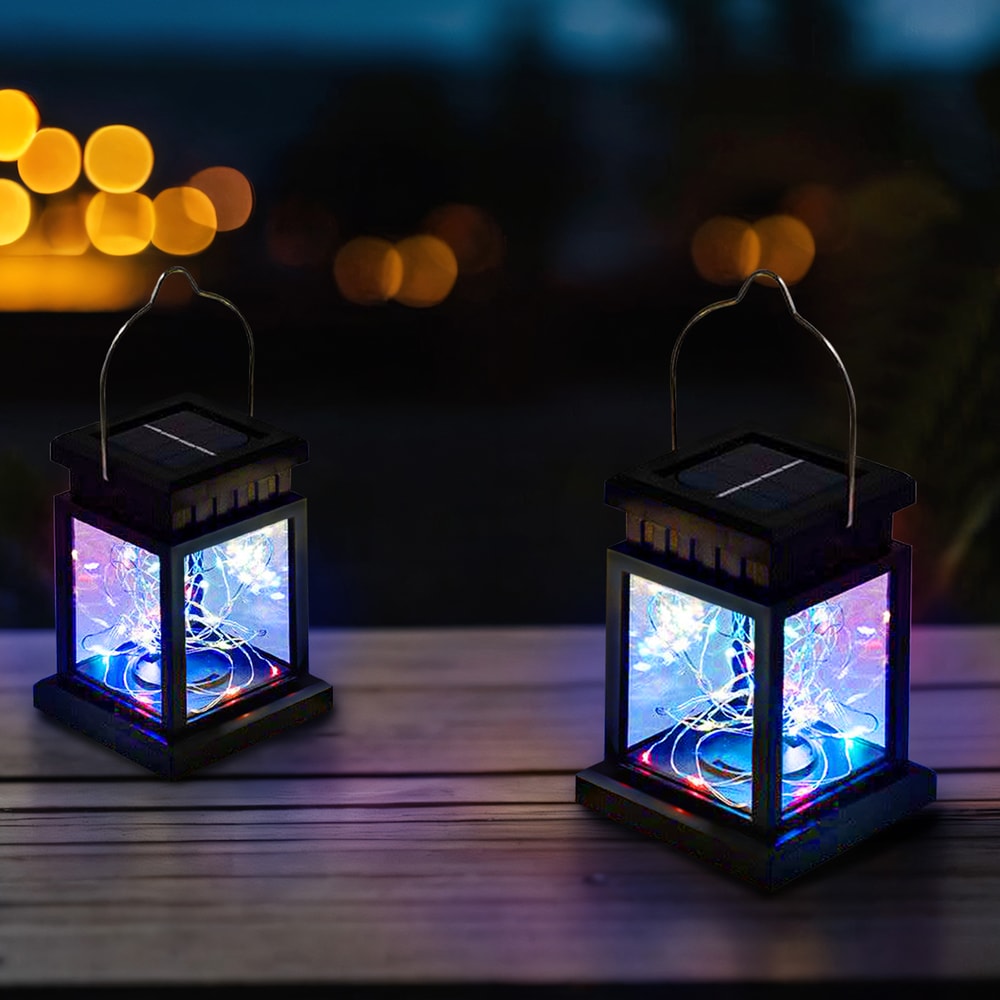 Solar Garden Lights Outdoor String Waterproof Star Palace Lights