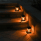 Solar Candle Garden Lantern Light Warm Glow Outdoor Decor