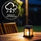 Solar Candle Garden Lantern Light Warm Glow Outdoor Decor