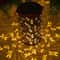 Solar Dragonfly Garden Lantern Light Outdoor Metal Decorative Table Lamp