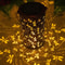 Solar Dragonfly Garden Lantern Light Outdoor Metal Decorative Table Lamp