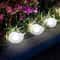 Solar Pebble Garden Lights for Outdoor Pathway Lighting Warm White Solar Landscape Lights