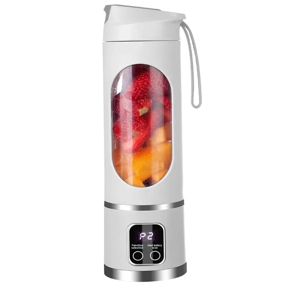 Portable Blender USB Rechargeable Juicer Cup with Blades