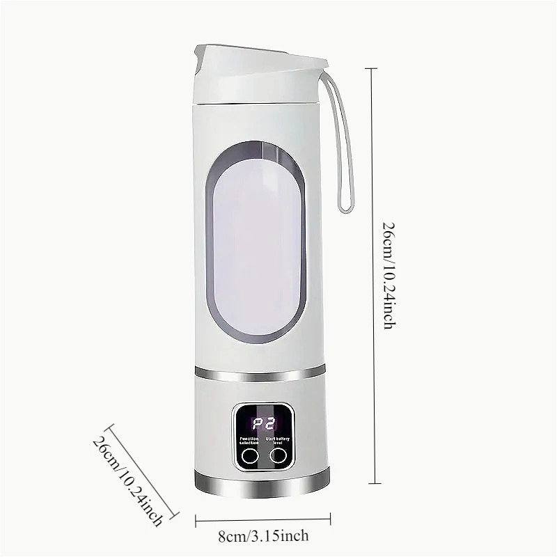 Portable Blender USB Rechargeable Juicer Cup with Blades