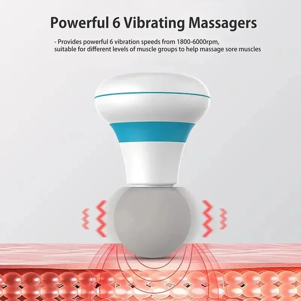 Mini Massage Gun Deep Tissue Massager Portable Handheld Muscle Recovery Device