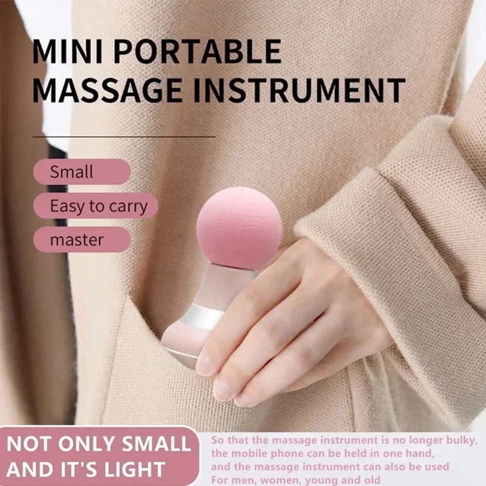 Mini Massage Gun Deep Tissue Massager Portable Handheld Muscle Recovery Device