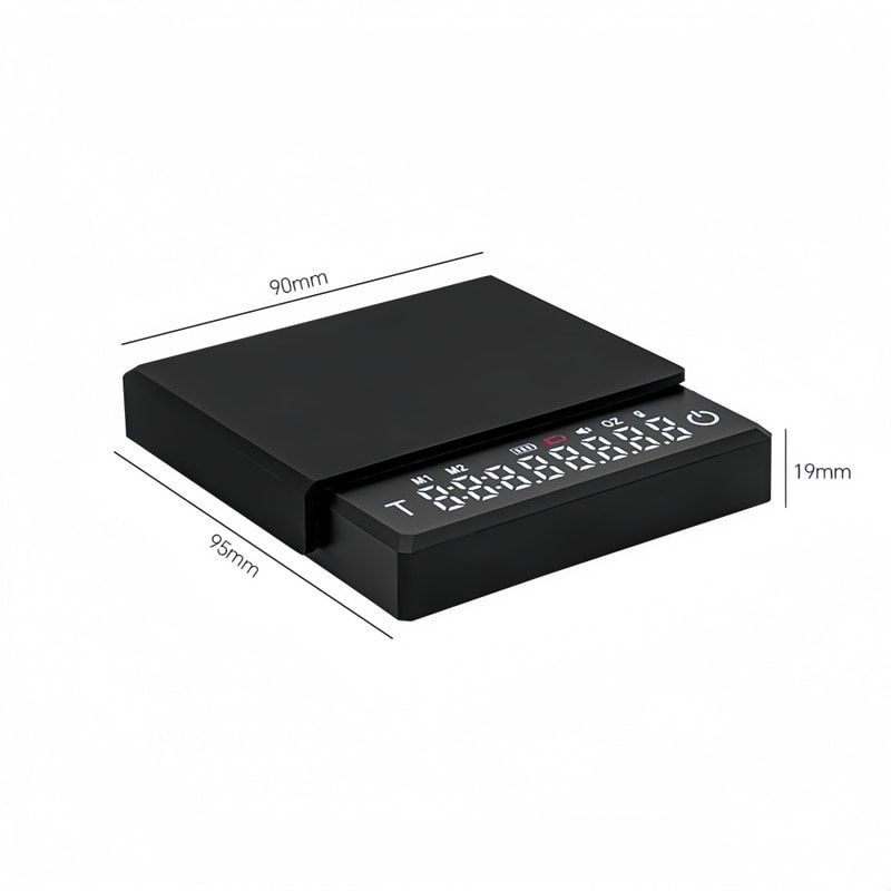 Precision USB Rechargeable Coffee Scale with Timer for Pour Over Espresso Brewing