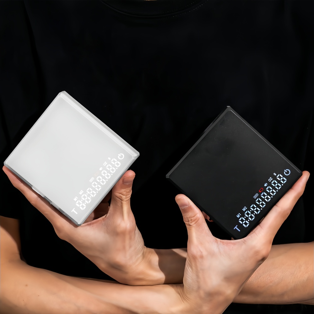 Precision USB Rechargeable Coffee Scale with Timer for Pour Over Espresso Brewing