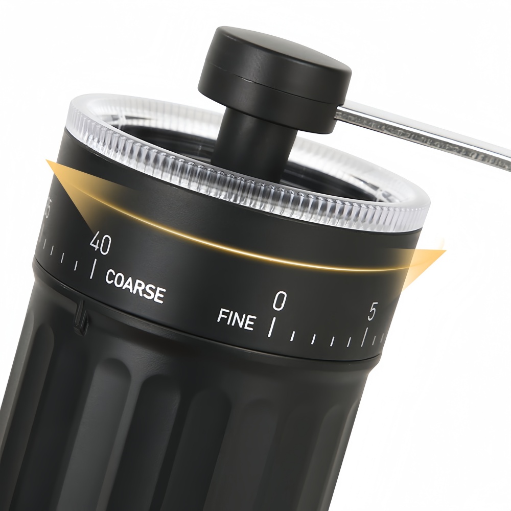 Precision Manual Coffee Grinder with Adjustable Settings & Ceramic Burr Core