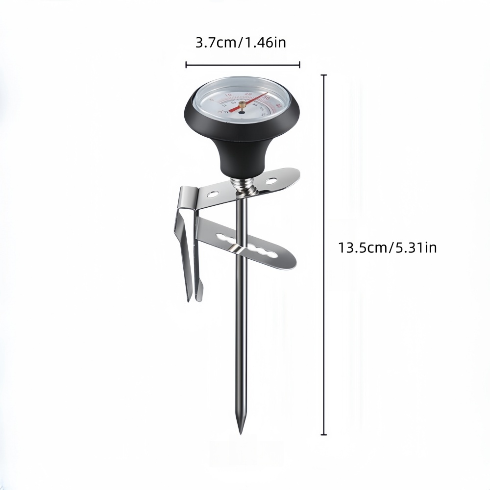Precision Clip On Coffee Thermometer for Milk Frothing and Brewing Control