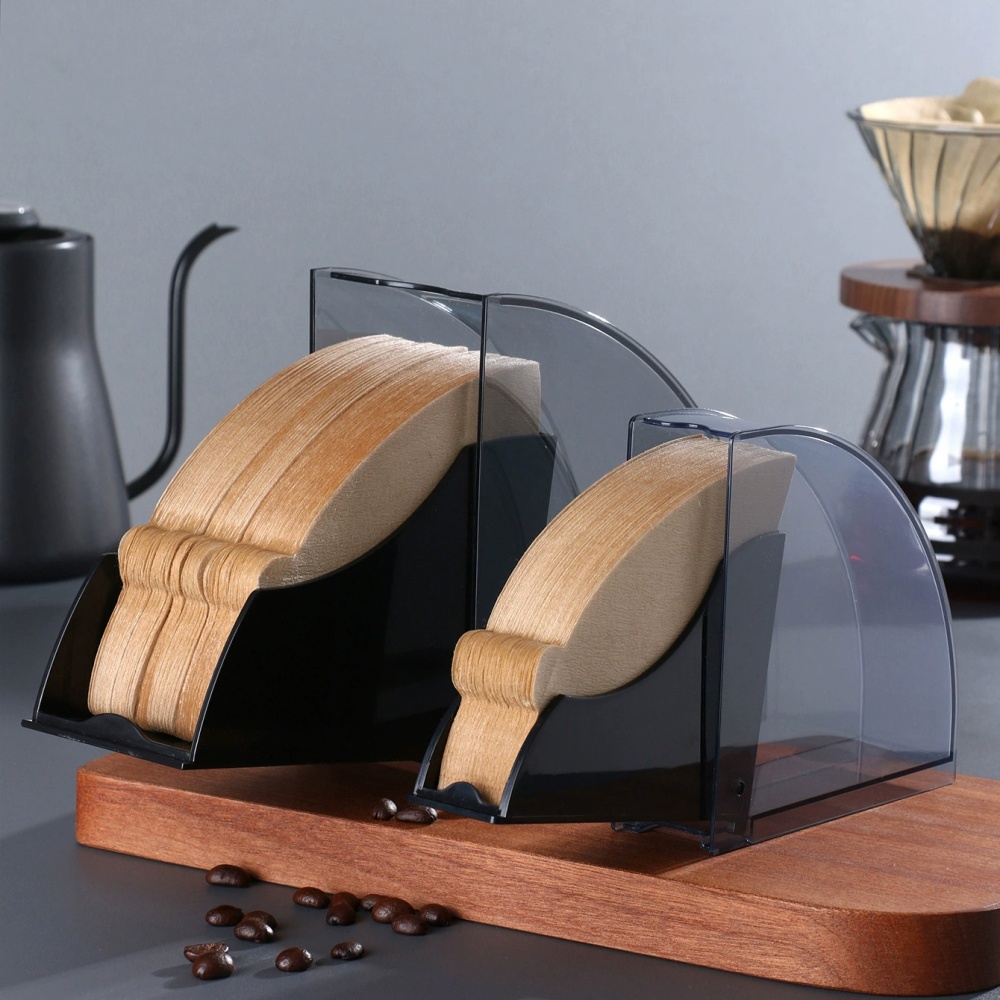 Coffee Filter Holder Box Dustproof Organizer for Paper Filters