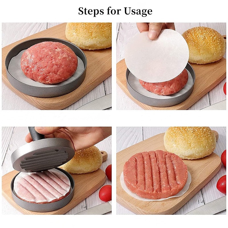 Non Stick Burger Patty Maker Press for Perfect BBQ Hamburgers