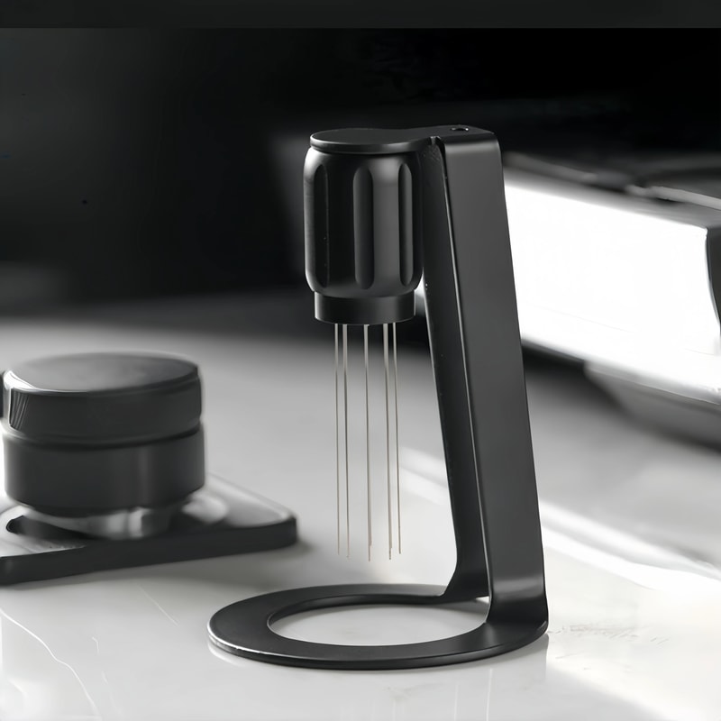 Magnetic WDT Tool Stainless Steel Coffee Needle Distributor for Perfect Espresso Puck Prep