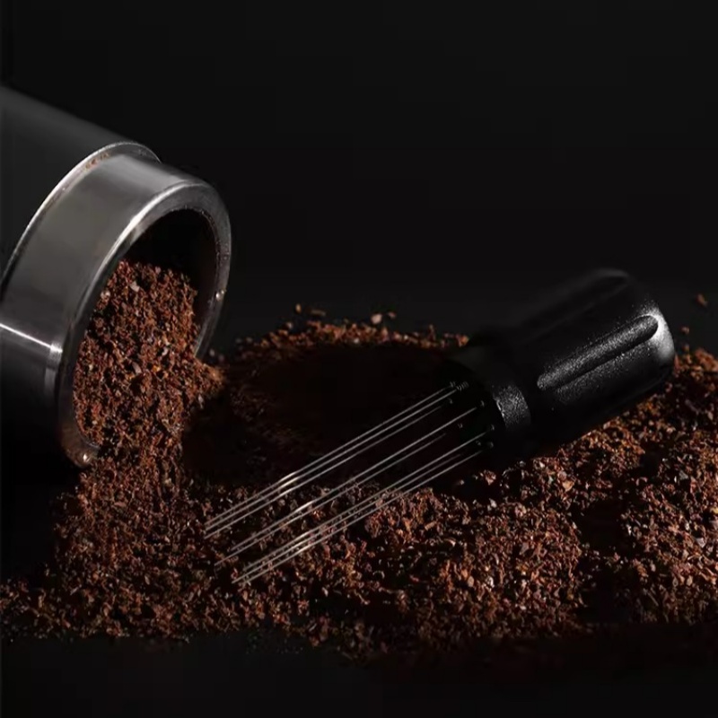 Magnetic WDT Tool Stainless Steel Coffee Needle Distributor for Perfect Espresso Puck Prep