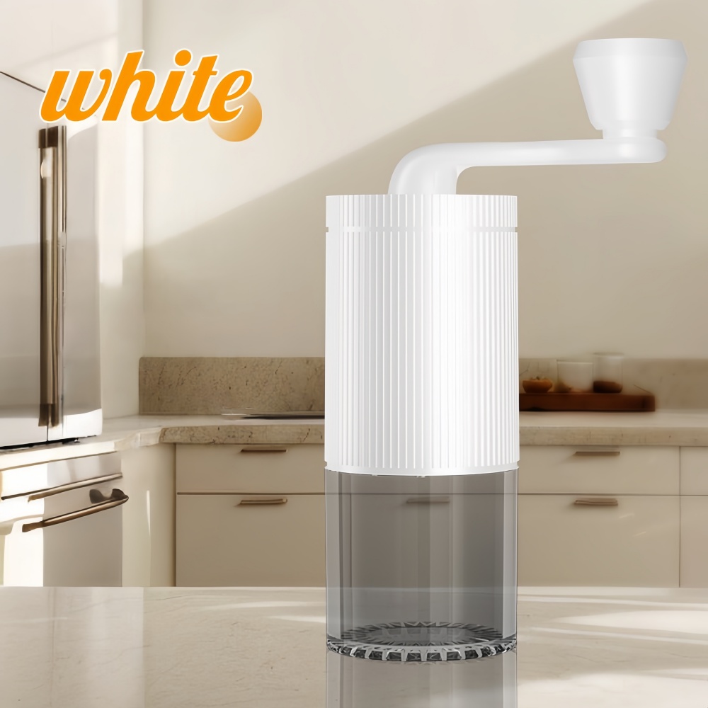 Portable Manual Coffee Grinder with Ceramic Burr Adjustable Settings for Fresh Precision Grinding