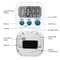 Magnetic Digital Kitchen Timer with Loud Alarm & LCD Display for Precise Cooking