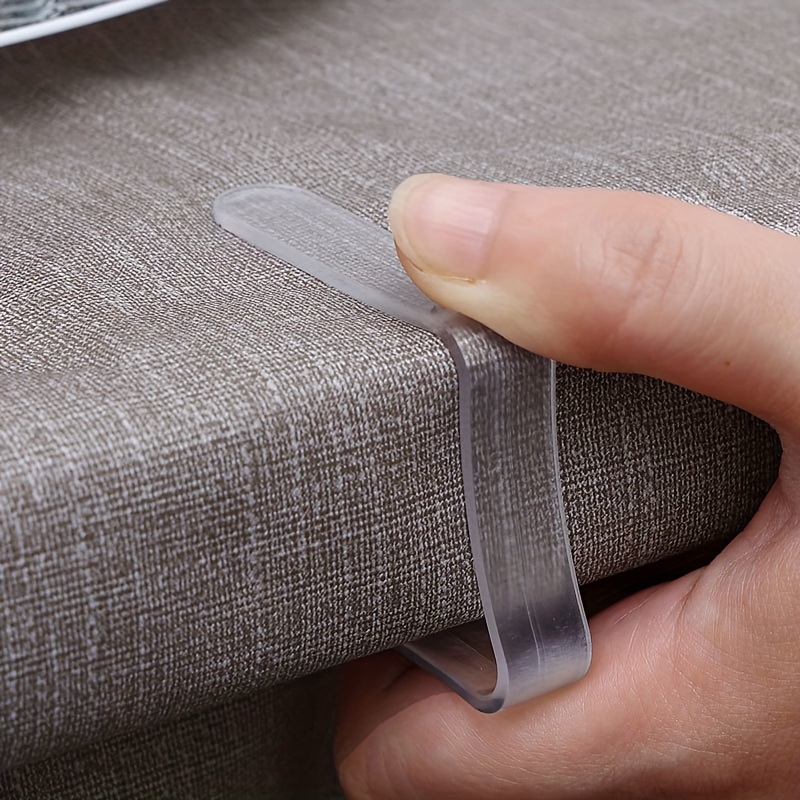 Clear Tablecloth Clips Set Anti Slip Table Cover Holders for Secure Fit