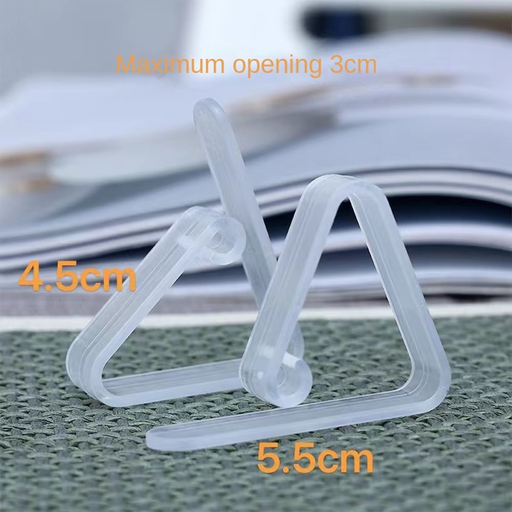 Clear Tablecloth Clips Set Anti Slip Table Cover Holders for Secure Fit