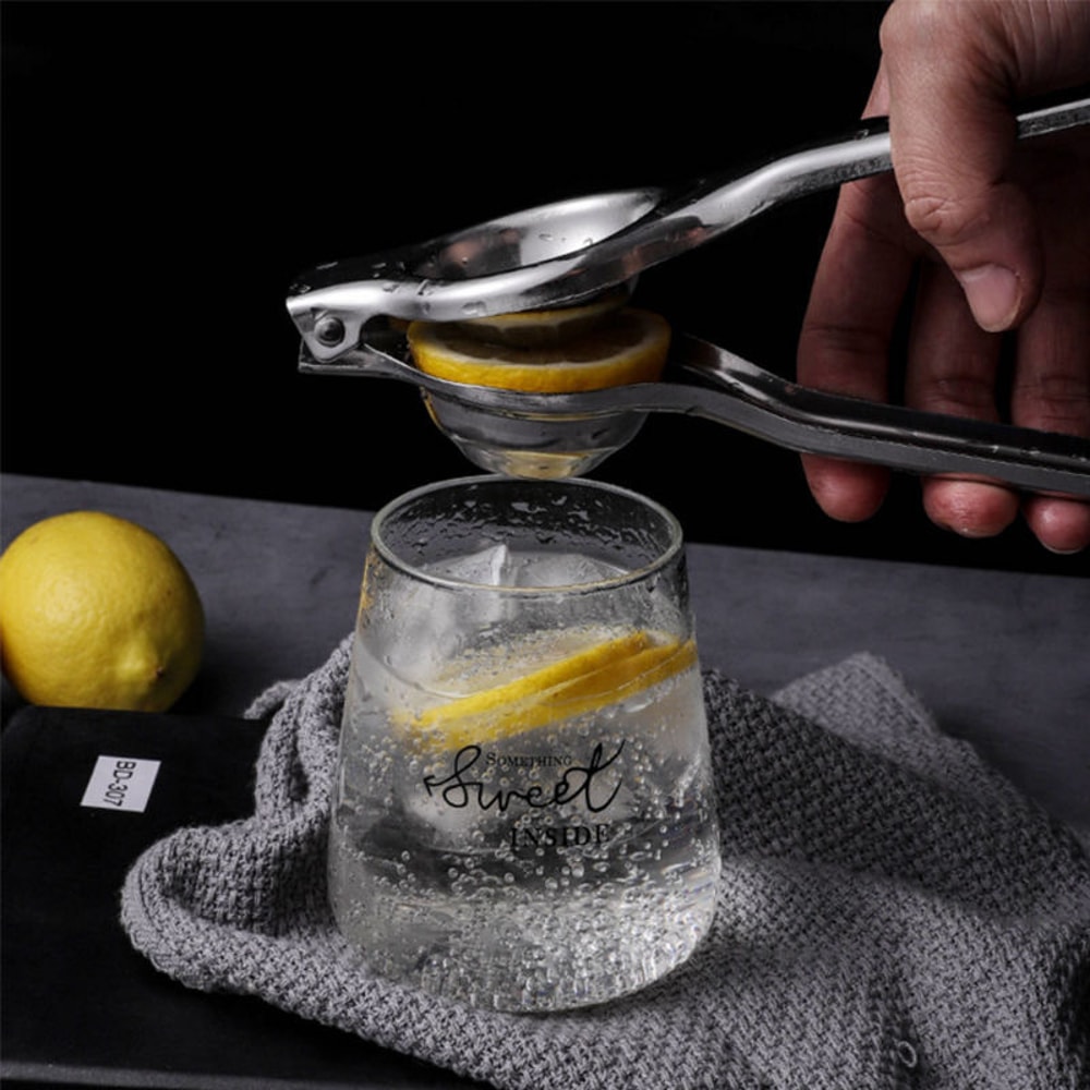 Stainless Steel Lemon Squeezer Manual Citrus Juicer Heavy Duty Fruit Press 2