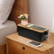 Wooden Cable Organizer Box Dustproof Cord Storage For Clean Desk Cable Management 3