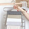 Space Saving Stainless Steel Pants Hanger Rack Multi Layer Non Slip Closet Organizer