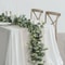 Artificial Eucalyptus Garland with White Flowers & Berries for Wedding and Home Decor