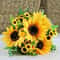Artificial Sunflower Bouquet Silk Sunflower Flowers for Wedding Decor and Home Styling