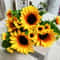 Artificial Sunflower Bouquet Silk Sunflower Flowers for Wedding Decor and Home Styling