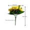 Artificial Sunflower Bouquet Silk Sunflower Flowers for Wedding Decor and Home Styling