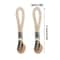 Multi Use Wooden Towel Clip Set NonDrill Kitchen Towel Holder With Rope Loop 5