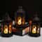 Retro LED Candle Lamp Portable Ambient Lantern Light for Cozy Desk Decor