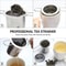 Premium Stainless Steel Tea Infuser with Lid Reusable Loose Leaf Tea Strainer