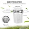 Premium Stainless Steel Tea Infuser with Lid Reusable Loose Leaf Tea Strainer