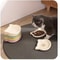 Anti Black Chin Cat Food Dish Multi Compartment Pet Bowl For Healthy Feeding 1