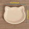 Anti Black Chin Cat Food Dish Multi Compartment Pet Bowl For Healthy Feeding 5