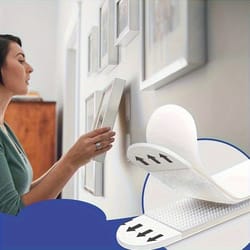 heavy duty adhesive wall hooks no drill picture hangers for damage free frame mounting