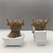 Highland Cow Reading Book Statue Funny Bathroom Decor Farmhouse Resin Ornament 2