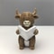 Highland Cow Reading Book Statue Funny Bathroom Decor Farmhouse Resin Ornament 3