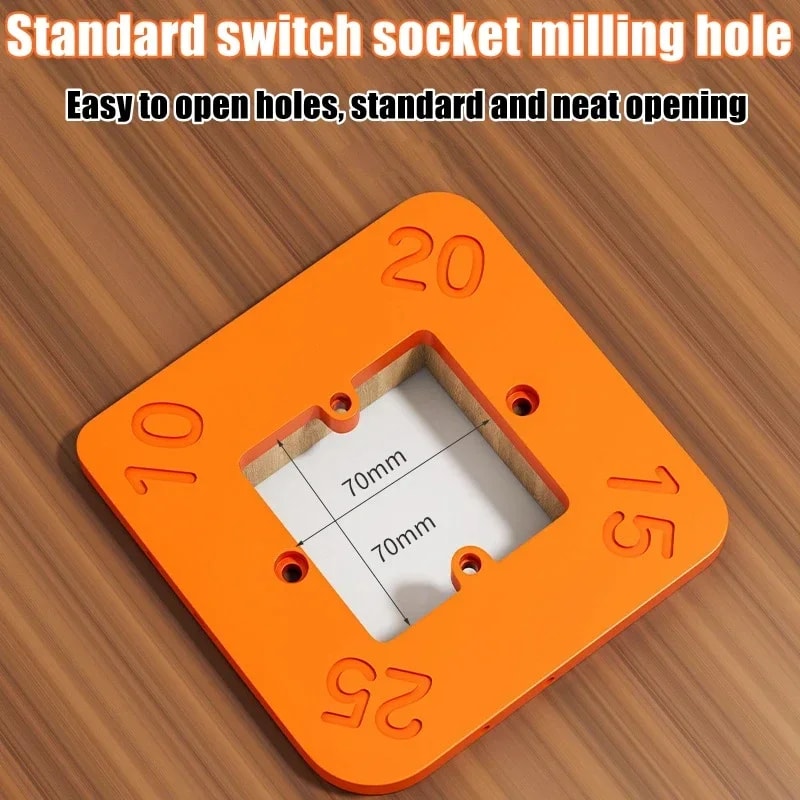 Precision Corner Radius Template Jig Set for Woodworking Router Guide