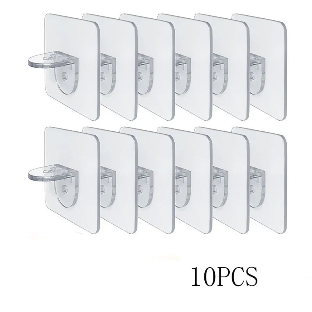 Adjustable Shelf Support Clips Non Marking Cabinet Divider Brackets For Wardrobe And Kitchen Storag 6