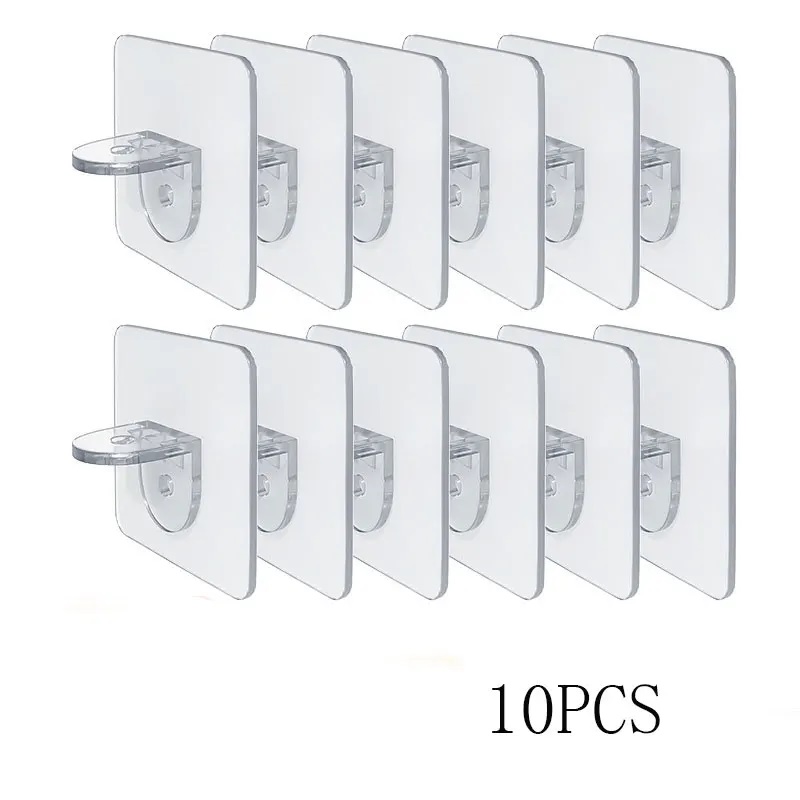 Adjustable Shelf Support Clips Non Marking Cabinet Divider Brackets For Wardrobe And Kitchen Storag 6