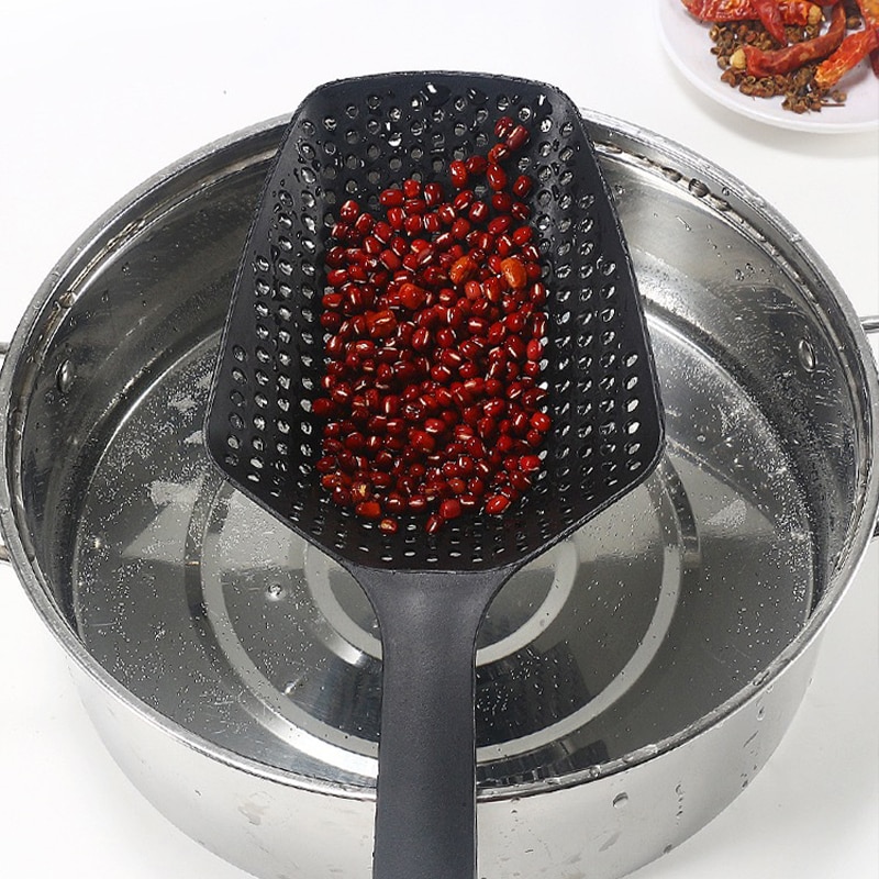 Multi Function Oil Strainer Spoon With Funnel For Frying And Draining 3