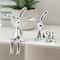 Cute Rabbit Figurine Set Cartoon Double Bunny Home Decor Desk Ornament