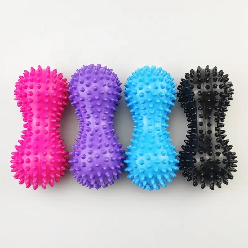 Peanut Spiky Massage Ball for Muscle Relief Foot Therapy and Stress Relaxation